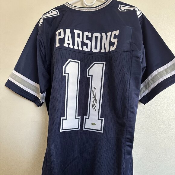 MICAH PARSONS SIGNED DALLAS COWBOYS AUTOGRAPHED CUSTOM JERSEY W/COA! -XL - 751